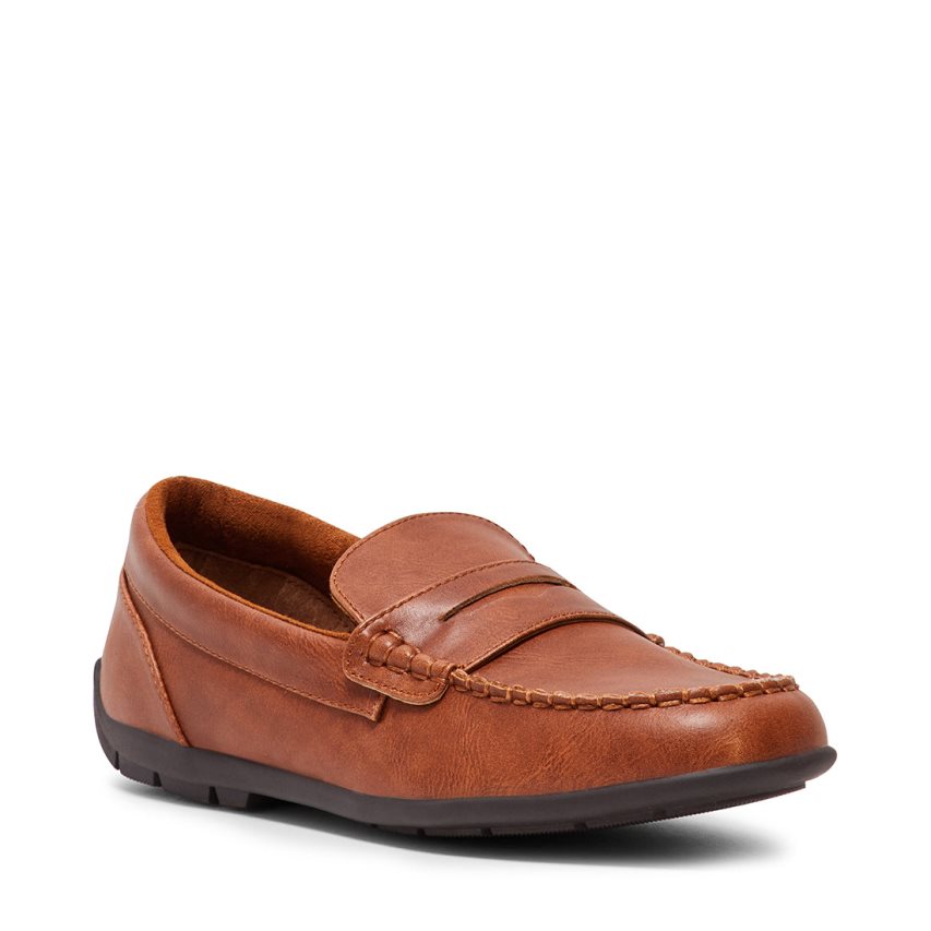 Loafers Steve Madden Bjared Natural Niños Marrones | ES MK902E